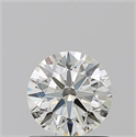 Diamante Natural 0.90 quilates, Redondo , Color K, claridad SI1 y certificado GIA
