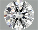 Lab Grown Diamond 0.98 Carats, Round with Excellent Cut, D Color, VVS2 Clarity and Certified by IGI