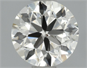 Natural Diamond 0.70 Carats, Round with Very Good Cut, K Color, VVS1 Clarity and Certified by GIA