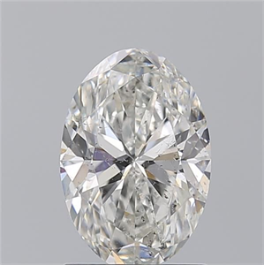 Picture of Natural Diamond 1.50 Carats, Oval with  Cut, H Color, SI2 Clarity and Certified by GIA