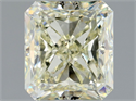 Natural Diamond 2.01 Carats, Radiant with  Cut, L Color, SI1 Clarity and Certified by HRD