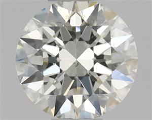 Picture of Natural Diamond 0.40 Carats, Round with Excellent Cut, J Color, SI1 Clarity and Certified by GIA