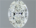 Natural Diamond 1.31 Carats, Oval with  Cut, H Color, VS1 Clarity and Certified by IGI