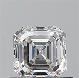 Picture of Natural Diamond 0.70 Carats, Asscher with  Cut, G Color, VS2 Clarity and Certified by GIA