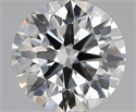 Lab Grown Diamond 1.53 Carats, Round with Ideal Cut, E Color, VVS2 Clarity and Certified by IGI