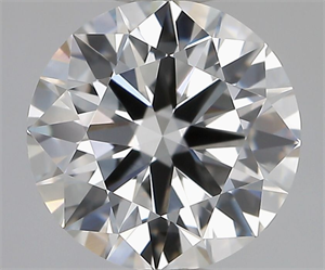 Picture of Lab Grown Diamond 1.53 Carats, Round with Ideal Cut, E Color, VVS2 Clarity and Certified by IGI
