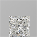 Natural Diamond 1.50 Carats, Princess with  Cut, I Color, VVS1 Clarity and Certified by GIA