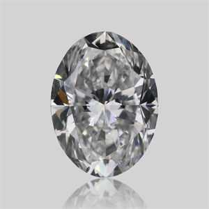 Foto Diamante Natural 0.46 quilates, Ovalado , Color E, claridad SI1 y certificado GIA de