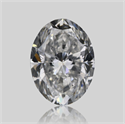 Diamante Natural 0.46 quilates, Ovalado , Color E, claridad SI1 y certificado GIA