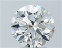 Diamante Natural 2.51 quilates, Redondo , Color H, claridad SI2 y certificado IGI
