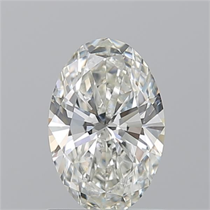 Picture of Natural Diamond 1.05 Carats, Oval with  Cut, H Color, VS2 Clarity and Certified by GIA