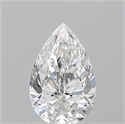 Natural Diamond 1.01 Carats, Pear with  Cut, F Color, SI2 Clarity and Certified by GIA