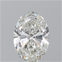 Natural Diamond 1.50 Carats, Oval with  Cut, I Color, SI2 Clarity and Certified by GIA