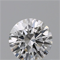 Diamante Natural 0.61 quilates, Redondo , Color F, claridad VVS1 y certificado GIA