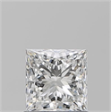 Natural Diamond 1.01 Carats, Princess with  Cut, F Color, VS1 Clarity and Certified by GIA