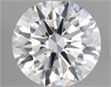 Diamante Natural 0.66 quilates, Redondo , Color E, claridad VVS2 y certificado GIA