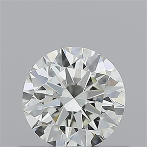 Picture of Natural Diamond 0.40 Carats, Round with Excellent Cut, J Color, VVS2 Clarity and Certified by GIA
