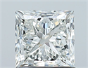 Natural Diamond 1.01 Carats, Princess with  Cut, I Color, VVS2 Clarity and Certified by GIA
