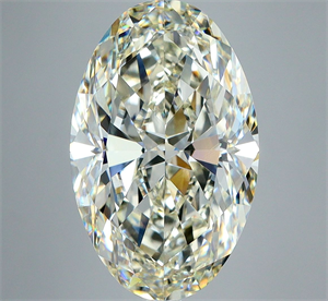 Picture of Natural Diamond 5.02 Carats, Oval with  Cut, L Color, VVS2 Clarity and Certified by GIA