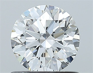 Picture of Natural Diamond 0.75 Carats, Round with Excellent Cut, F Color, VVS2 Clarity and Certified by GIA