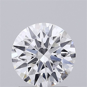 Picture of Lab Grown Diamond 1.11 Carats, Round with Ideal Cut, D Color, VVS2 Clarity and Certified by IGI