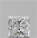 Diamante Natural 1.01 quilates, Princesa , Color E, claridad VVS2 y certificado GIA