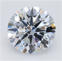 Del inventario de diamantes de laboratorio, 4.36 quilates, Redondo , Color F, claridad VVS1 y certificado IGI