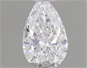 Natural Diamond 0.41 Carats, Pear with  Cut, D Color, VS2 Clarity and Certified by GIA