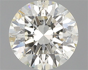 Picture of Natural Diamond 0.71 Carats, Round with Excellent Cut, J Color, SI2 Clarity and Certified by GIA