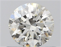 Diamante Natural 0.58 quilates, Redondo , Color J, claridad VVS1 y certificado GIA