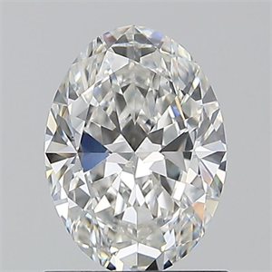 Foto Diamante Natural 1.00 quilates, Ovalado , Color F, claridad SI1 y certificado GIA de