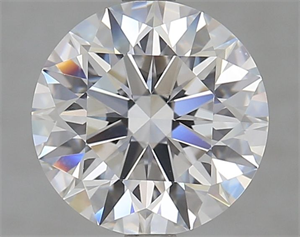 Picture of Lab Grown Diamond 3.02 Carats, Round with Ideal Cut, D Color, FL Clarity and Certified by IGI