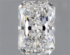 Picture of Natural Diamond 0.30 Carats, Radiant with  Cut, E Color, VS2 Clarity and Certified by GIA