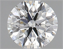 Natural Diamond 0.40 Carats, Round with Excellent Cut, H Color, VS2 Clarity and Certified by GIA