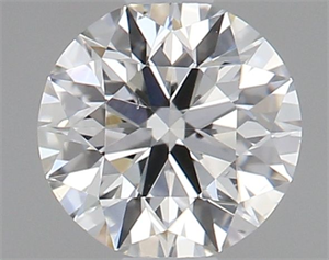 Picture of Natural Diamond 0.40 Carats, Round with Excellent Cut, H Color, VS2 Clarity and Certified by GIA