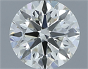 Natural Diamond 0.50 Carats, Round with Excellent Cut, I Color, SI1 Clarity and Certified by IGI