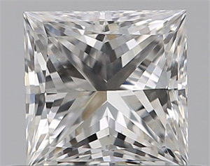 Picture of Natural Diamond 0.48 Carats, Princess with  Cut, G Color, VVS1 Clarity and Certified by GIA