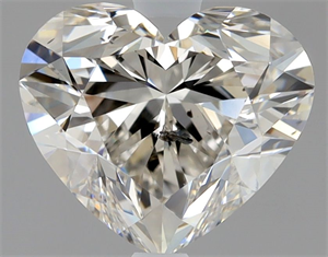 Foto Diamante Natural 1.74 quilates, Corazón , Color H, claridad SI2 y certificado HRD de