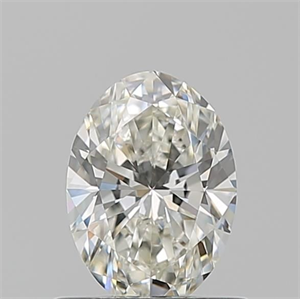 Foto Diamante Natural 0.70 quilates, Ovalado , Color J, claridad VVS1 y certificado GIA de