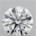 Lab Grown Diamond 1.07 Carats, Round with Ideal Cut, D Color, VS1 Clarity and Certified by IGI