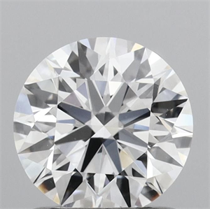 Picture of Lab Grown Diamond 1.07 Carats, Round with Ideal Cut, D Color, VS1 Clarity and Certified by IGI