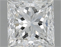 Natural Diamond 1.01 Carats, Princess with  Cut, H Color, VS2 Clarity and Certified by GIA