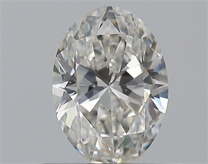 Picture of Natural Diamond 0.51 Carats, Oval with  Cut, H Color, VS2 Clarity and Certified by GIA