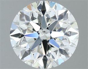 Picture of Natural Diamond 0.87 Carats, Round with Excellent Cut, I Color, SI2 Clarity and Certified by GIA