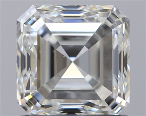 Foto Diamante Natural 1.03 quilates, Asscher , Color I, claridad VS2 y certificado GIA de