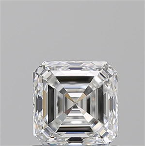 Foto Diamante Natural 1.01 quilates, Asscher , Color F, claridad VS2 y certificado GIA de