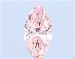 Picture of Lab Grown Diamond 7.16 Carats, Marquise with  Cut, Fancy Vivid Pink Color, VS1 Clarity and Certified by IGI