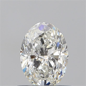 Foto Diamante Natural 0.50 quilates, Ovalado , Color H, claridad VS2 y certificado GIA de