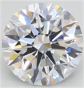 Lab Grown Diamond 1.53 Carats, Round with Excellent Cut, D Color, VVS2 Clarity and Certified by GIA