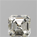 Diamante Natural 1.09 quilates, Asscher , Color K, claridad VVS1 y certificado GIA